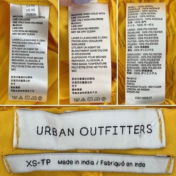 NWT UO Cleo Embroidered Tie-Back Romper - Picture 8 of 11